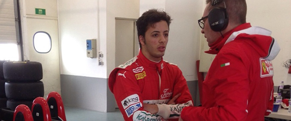 Antonio Fuoco test Ferrari